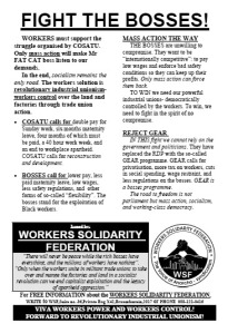 General Strike - WSF, 19 August 1997
