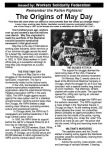 WSF leaflet: The Origins of May Day