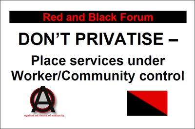 Red and Black Forum posters